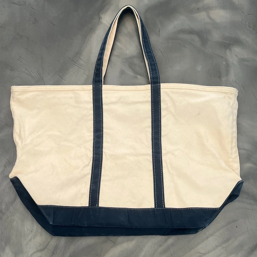 Vintage Boat Tote Bag, Large Tote - Picture 2 of 4